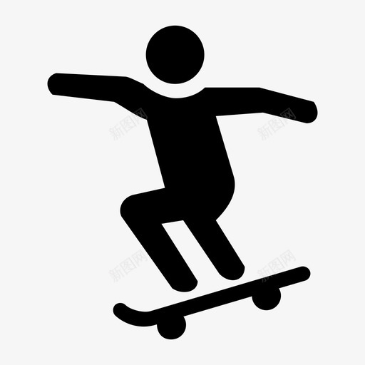 滑板运动员极限运动滑板公园图标svg_新图网 https://ixintu.com 极限运动 滑冰 滑冰者 滑板公园 滑板运动员