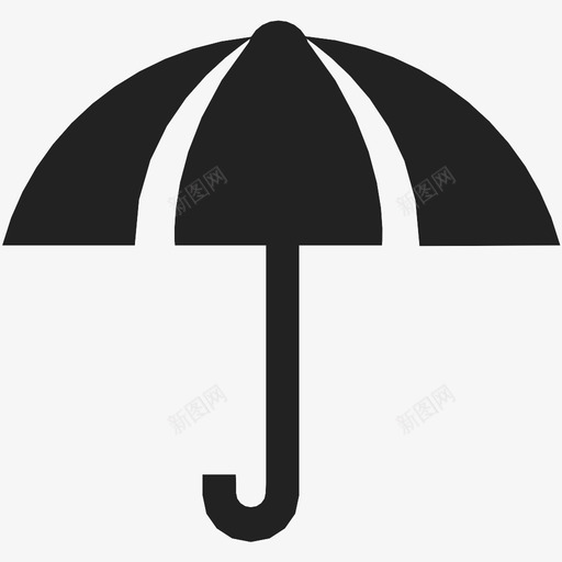 伞雨工具图标svg_新图网 https://ixintu.com 伞 工具 雨
