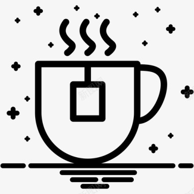 茶下午茶咖啡图标图标