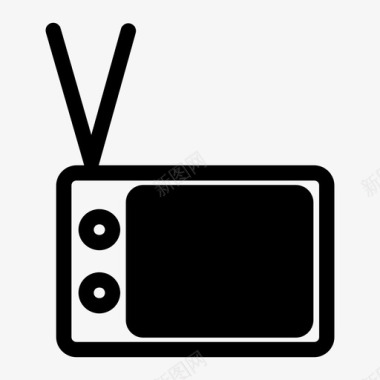 电视娱乐新闻图标图标