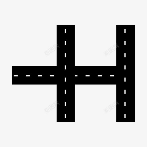 道路城市驾驶图标svg_新图网 https://ixintu.com 城市 街道 道路 驾驶 高速公路