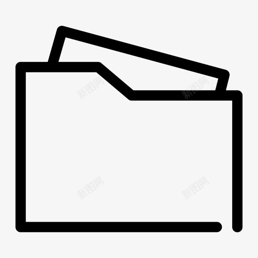 文件夹档案文件图标svg_新图网 https://ixintu.com 公司 文件 文件夹 档案