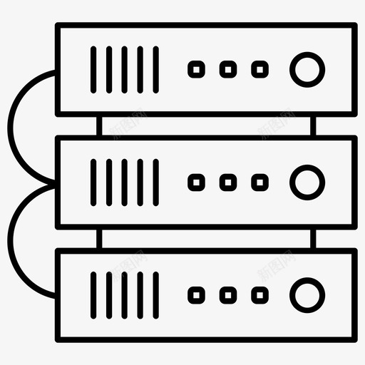服务器计算机数据服务器图标svg_新图网 https://ixintu.com 内部部署 存储 数据服务器 服务器 计算机