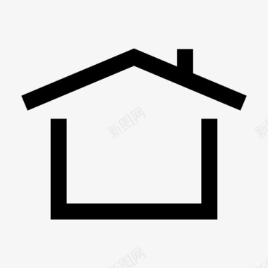 房地产小屋住宅图标图标
