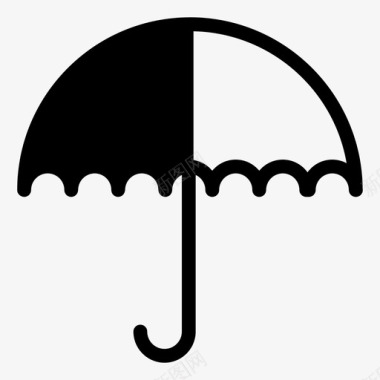 伞商业保险图标图标