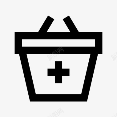 购物篮购物购物商业网络网格图标图标