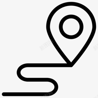 位置商业地图图标图标