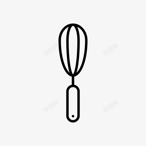 搅拌器奶油厨房图标svg_新图网 https://ixintu.com 厨房 厨房工具 奶油 工具 搅拌器 鞭子 鞭打