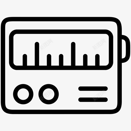 收音机天线音频图标svg_新图网 https://ixintu.com 天线 收音机 无线 音乐 音乐乐器2 音频