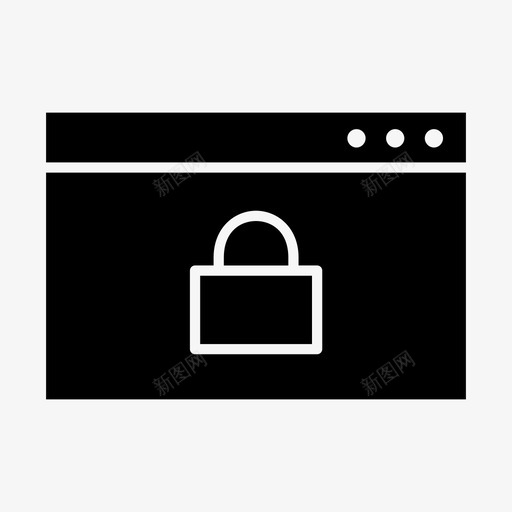 浏览器锁在线浏览器挂锁图标svg_新图网 https://ixintu.com 在线浏览器 挂锁 浏览器锁 网络浏览器 网页