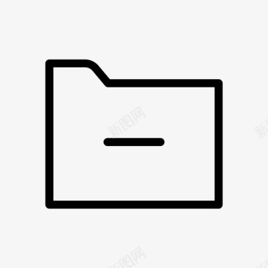 文件夹删除创建文件空文件图标图标