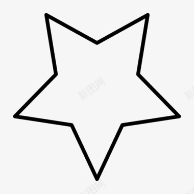 明星徽章商业图标图标