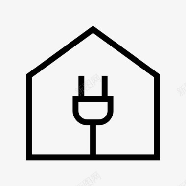 家用电能源力图标图标