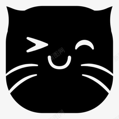 好猫表情符号韩娜表情猫版图标图标