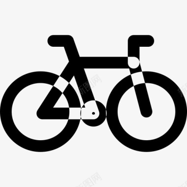 自行车租赁服务图标
