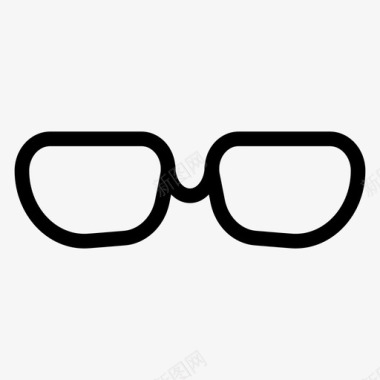 眼镜商务时尚图标图标