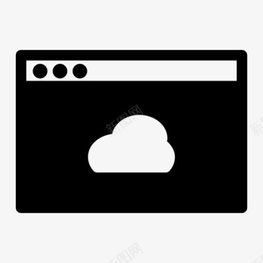 网络浏览器云互联网浏览器通知图标图标