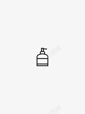 洗手液干净的日常用品图标图标