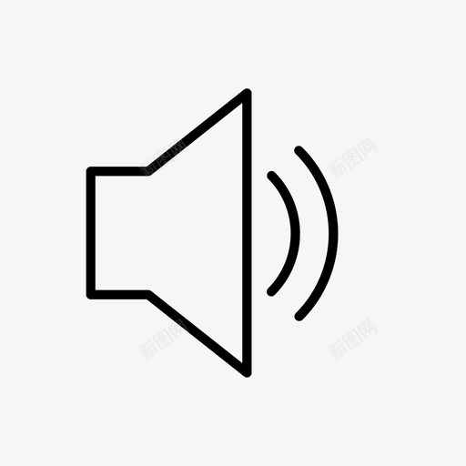声音媒体线图标现代图标svg_新图网 https://ixintu.com 声音媒体 扬声器 现代图标 用户界面 瘦 瘦用户界面 线图标