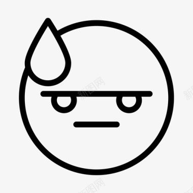 悲伤和愤怒表情符号表情符号脸图标图标