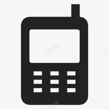 旧电话电话手机图标图标