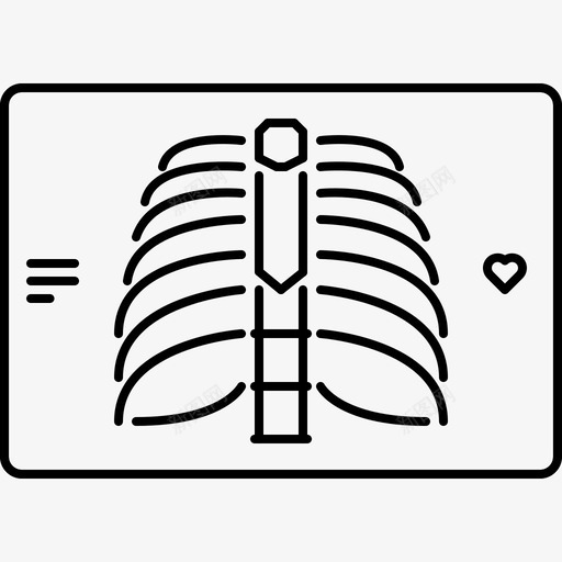 伦琴医院医学图标svg_新图网 https://ixintu.com 伦琴 医学 医学大纲64x64 医院 治疗 肋骨