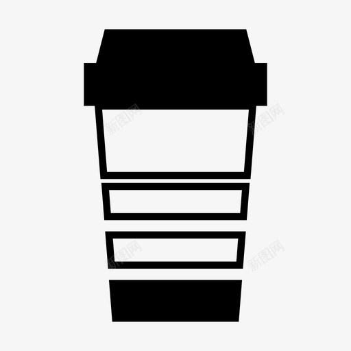 喝咖啡渴图标svg_新图网 https://ixintu.com 咖啡 喝 渴