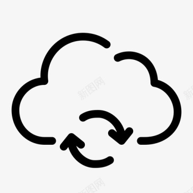 云同步循环加载图标图标