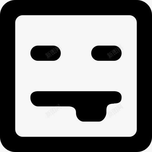 emoji_tongue_sticking_out _square_round [#442]svg_新图网 https://ixintu.com emoji_tongue_sticking_out _square_round [#442]