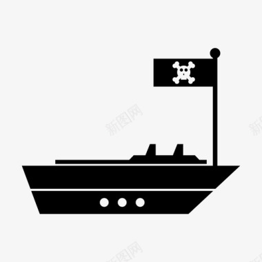 海盗船海盗旗海盗图标图标