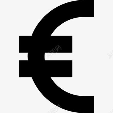 欧元商业货币图标图标