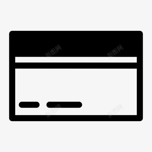 信用卡商业借记卡图标svg_新图网 https://ixintu.com 信用卡 借记卡 商业