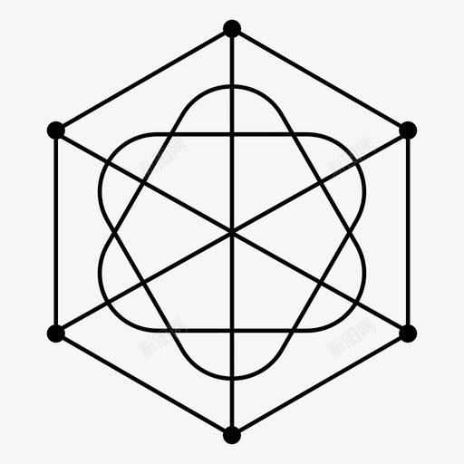 几何形式几何神圣图标svg_新图网 https://ixintu.com 几何 几何形式 形状 神圣