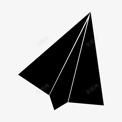 纸飞机电报图标svg_新图网 https://ixintu.com 电报 纸飞机