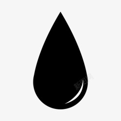 一滴水图标一滴水液体湿的图标高清图片