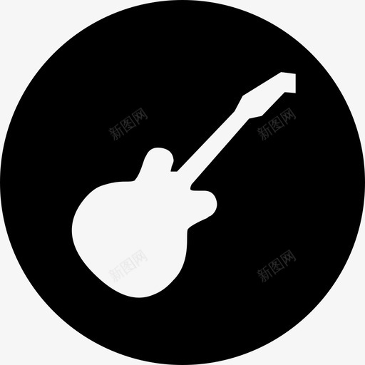 【图标】类目-电吉他svg_新图网 https://ixintu.com 【图标】类目-电吉他