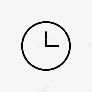 时钟时间基础知识图标图标