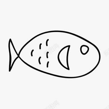 鱼动物航海图标图标