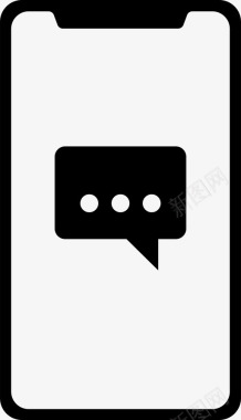 iphonex聊天信息应用程序mesage图标图标