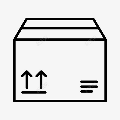 闭箱照管送货图标svg_新图网 https://ixintu.com 包装 易碎品 照管 物流 送货 闭箱
