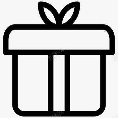 礼物生日礼物礼盒图标图标