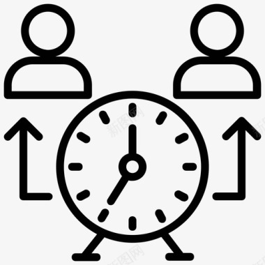 会议时间截止日期个人日程图标图标