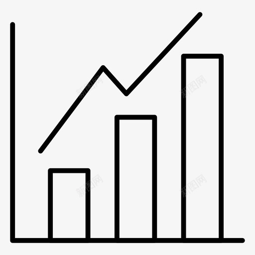 图表分析商业图标svg_新图网 https://ixintu.com 分析 商业 图表 统计 购物电子商务细线图标