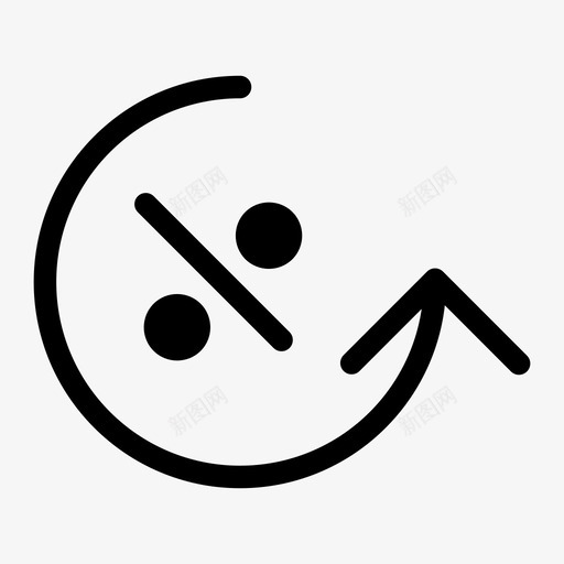 百分比商业数学图标svg_新图网 https://ixintu.com 商业 数学 百分比 销售