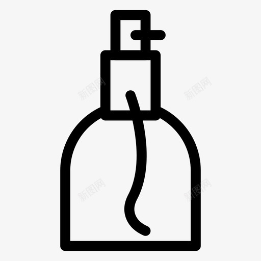香水商务喷雾图标svg_新图网 https://ixintu.com 商务 喷雾 美容和水疗系列图标第一卷 香水