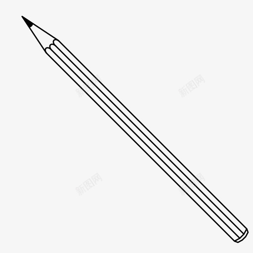 铅笔画素描图标svg_新图网 https://ixintu.com 画 素描 铅笔