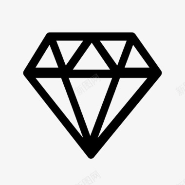 icon diamond（＃F5A623）图标