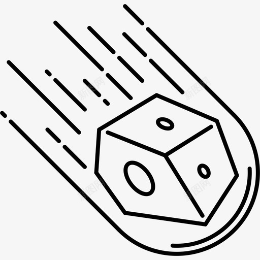 小行星天文学太空图标svg_新图网 https://ixintu.com 天文学 太空 太空轮廓64x64 小行星 恒星 速度