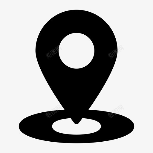 位置商业地图图标svg_新图网 https://ixintu.com 位置 商业 地图 大头针 指针 购物电子商务符号图标