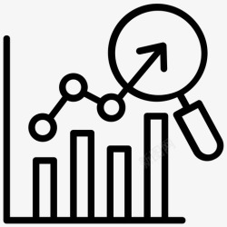销售预测竞争分析业务发展市场分析图标高清图片